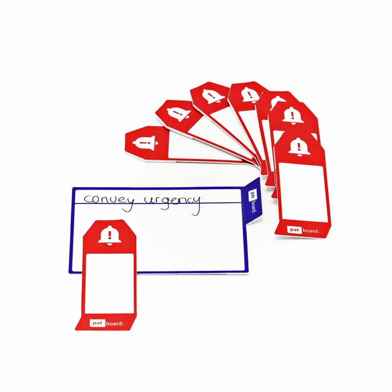 PATboard Scrum Board and Kanban Board - IMPEDIMENTcards to Mark impediments - with nanocupsÂ® for Glass - Set of 8 - Image 3